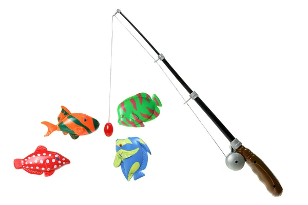 Juego de pesca de juguete — Foto de Stock