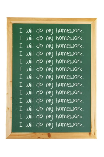 Blackboard with Messages — Stock Photo, Image