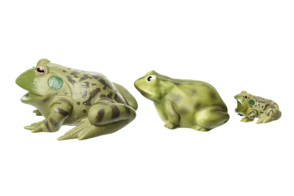 Miniature Toy Frogs — Stock Photo, Image