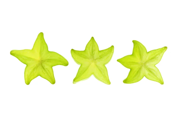 Slices of Star Fruit — Stock Photo, Image