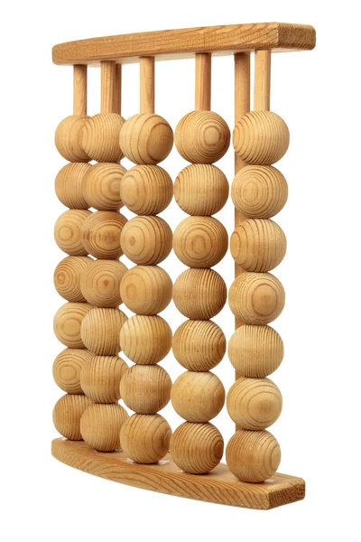 Масажери дерев'яні стопи — стокове фото