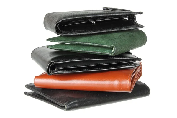 Stos portfele — Zdjęcie stockowe