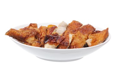 Çıtır çıtır kızarmış tavuk yemeği