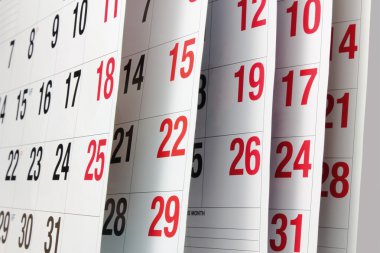 Takvim sayfalar
