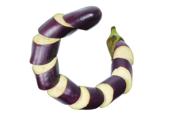 Aubergine Ordförande — Stockfoto