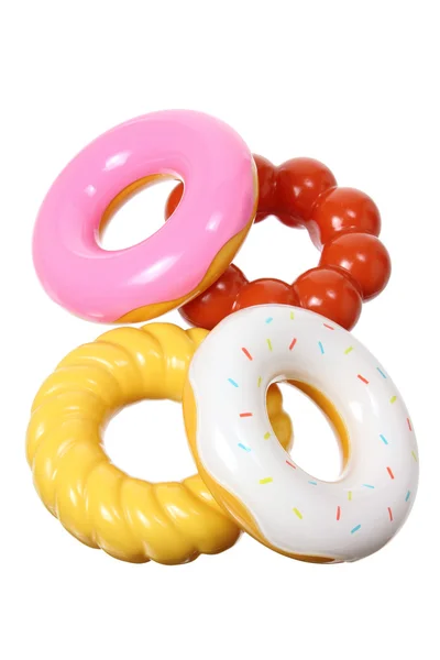 Speelgoed donuts — Stockfoto
