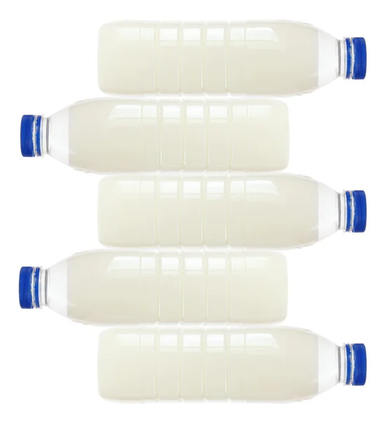 Garrafas de leite — Fotografia de Stock