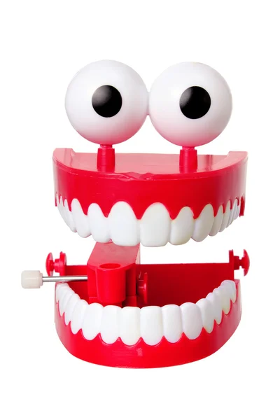 Babbelend tanden speelgoed — Stockfoto