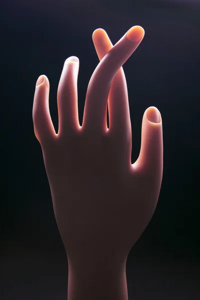 Dedos cruzados — Fotografia de Stock