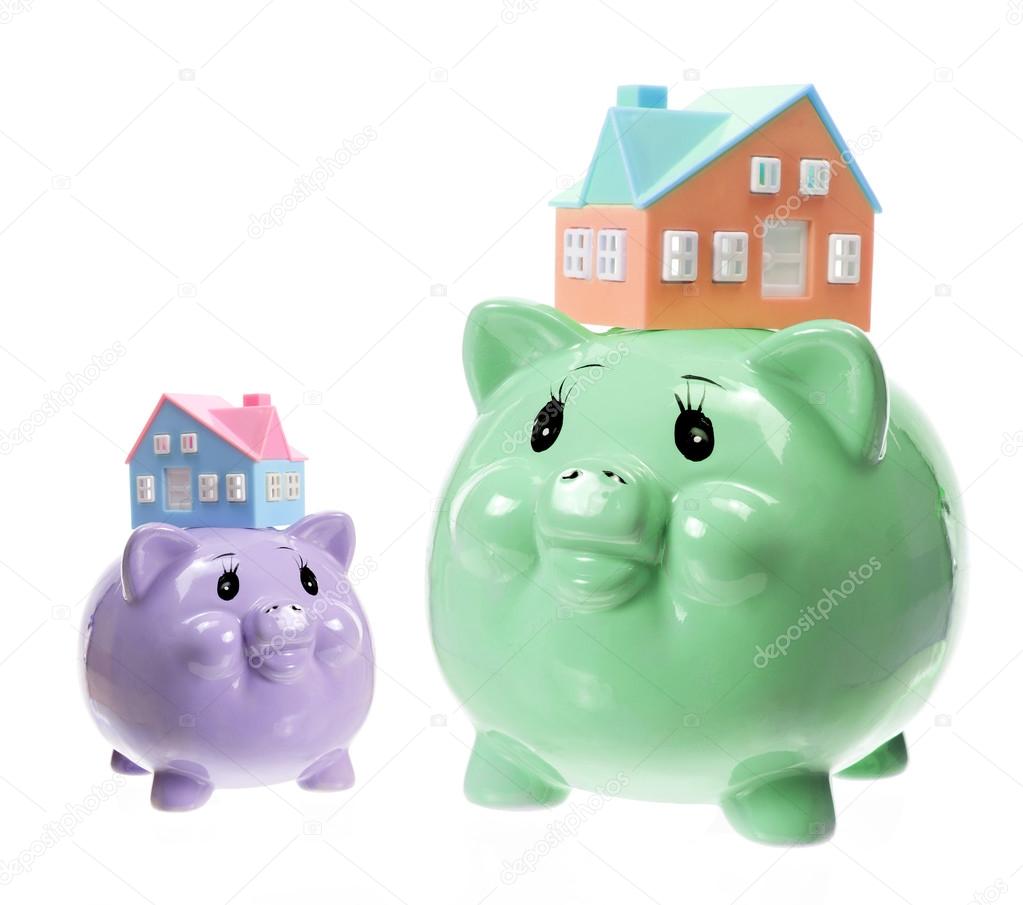 Piggy Banks and Toy Houses