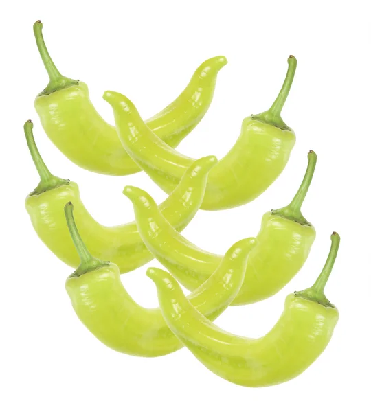 Pimentos de banana amarelos — Fotografia de Stock