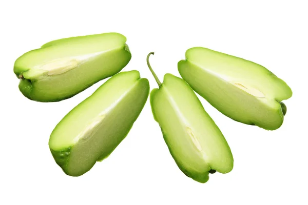 Segmenten van chayote — Stockfoto