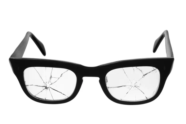 Сломанной окулярів — стокове фото