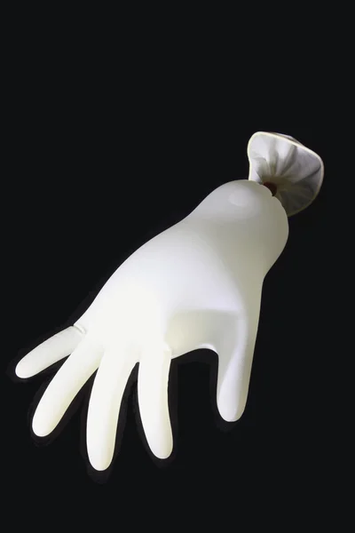 Gumové rukavice s vodou — Stock fotografie