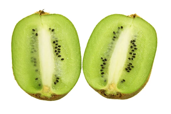 Половинки Kiwifruit — стоковое фото