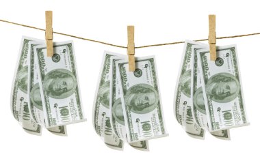 giyim hattı ile dolar notları