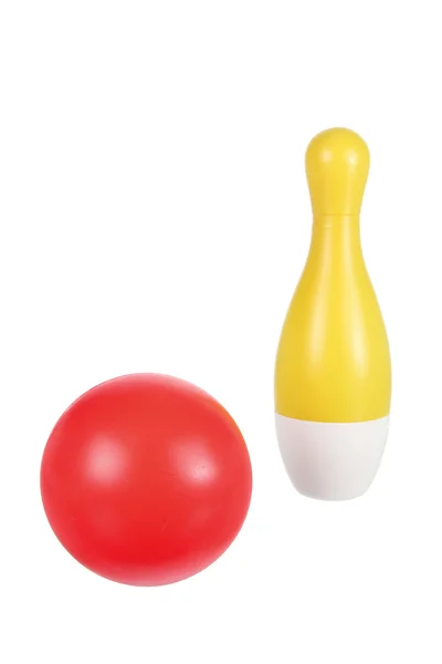 Bowling Pin and Ball — Stock Photo, Image