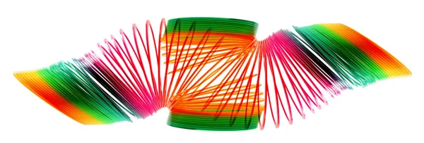 Rainbow Coil Spring Spielzeug — Stockfoto