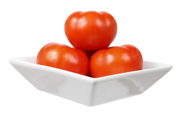 Tomate in Schale — Stockfoto