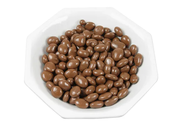 Kuru üzüm ve fındık çikolata — Stok fotoğraf