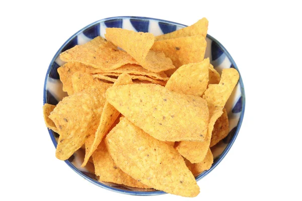 Corn Chips in Bowl — Stock Photo, Image