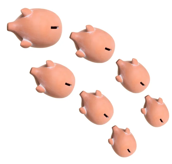 Piggybanks — Stockfoto