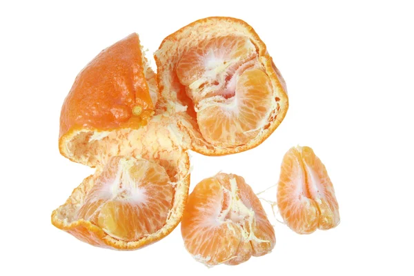 Soyulmuş mandarin — Stok fotoğraf