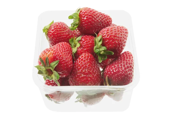 Fresas en caja —  Fotos de Stock