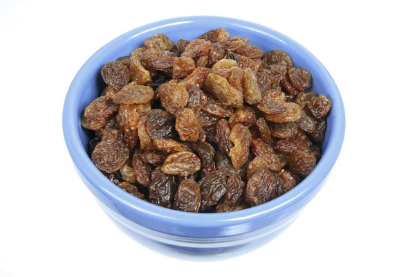 Bowl of Raisins — Stock Photo, Image