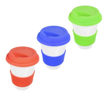 bardak kapakları ile