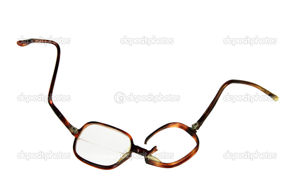 Broken Eyeglasses — Stock Photo © newlight #46109749