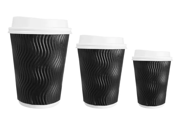 Takeaway Cups of Coffee — Stock Photo, Image