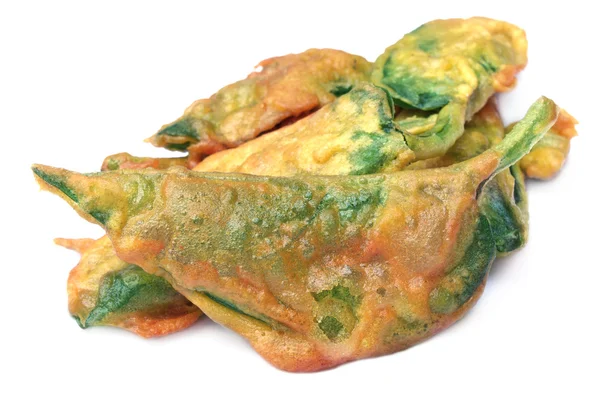 Fried Basella alba or malabar spinach — Stock Photo, Image