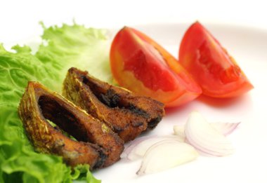 Güneydoğu Asya salata öğelerinin popüler ilish balık
