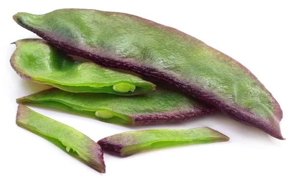Färska hyacint bean eller indiska bean — Stockfoto