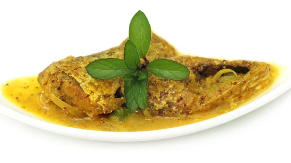 芥末的 Ilish: 非常受欢迎的孟加拉菜 — 图库照片