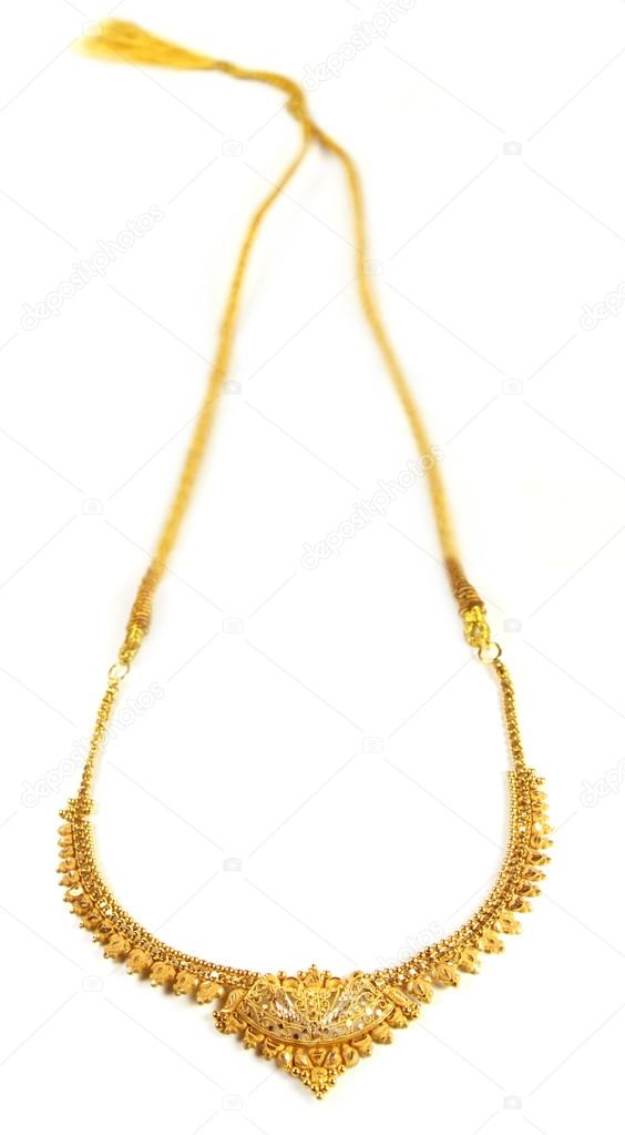 Gold necklace of Indian subcontinent