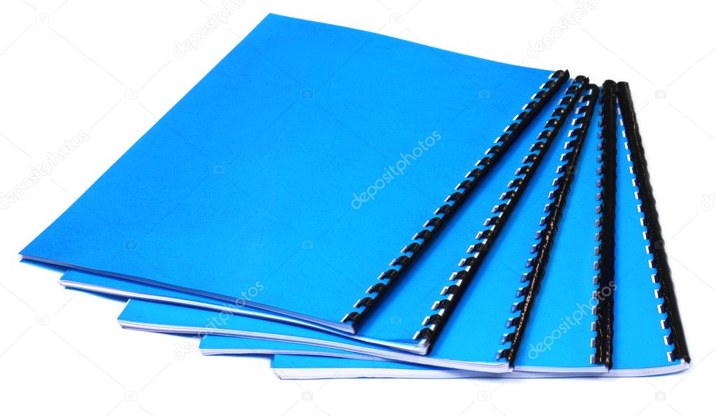 Blue copybooks