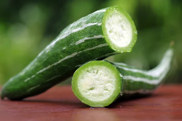 Gesneden slang kalebas — Stockfoto