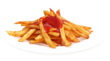 domates soslu patates kızartması