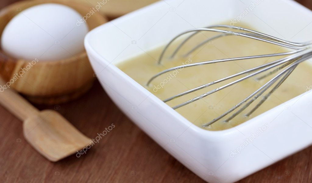 Egg beater in a kitchen