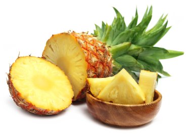 doğranmış ananas
