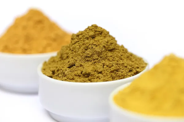 Henna uptan sandalwood powder — Stock Photo, Image