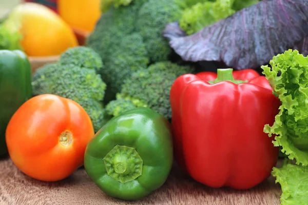 Primo piano delle verdure fresche — Foto Stock