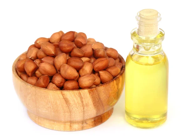 Cacahuete y aceite — Foto de Stock