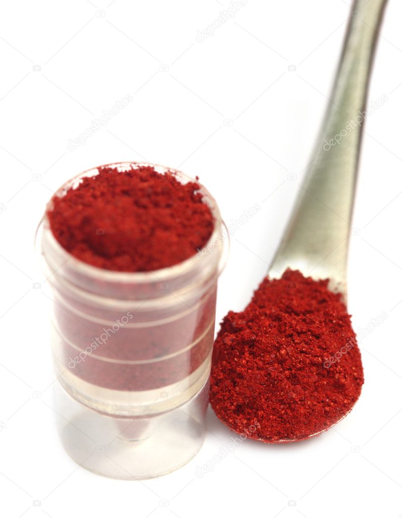 Red textile color powder
