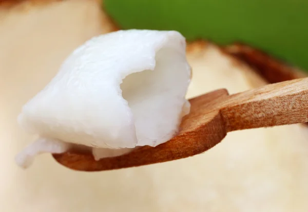 Flesh of young coconut — Stock Photo, Image