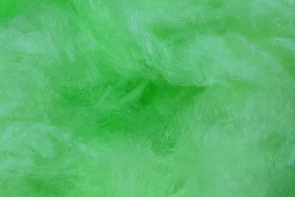 Grüne Zuckerwatte — Stockfoto