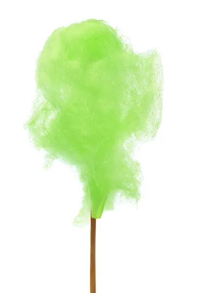 Zielony Wata cukrowa — Zdjęcie stockowe