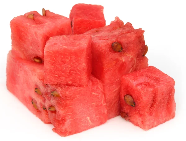 En bit vattenmelon — Stockfoto